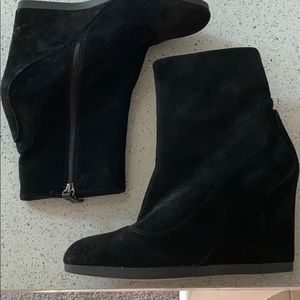 Via Spiga High Wedge Boots